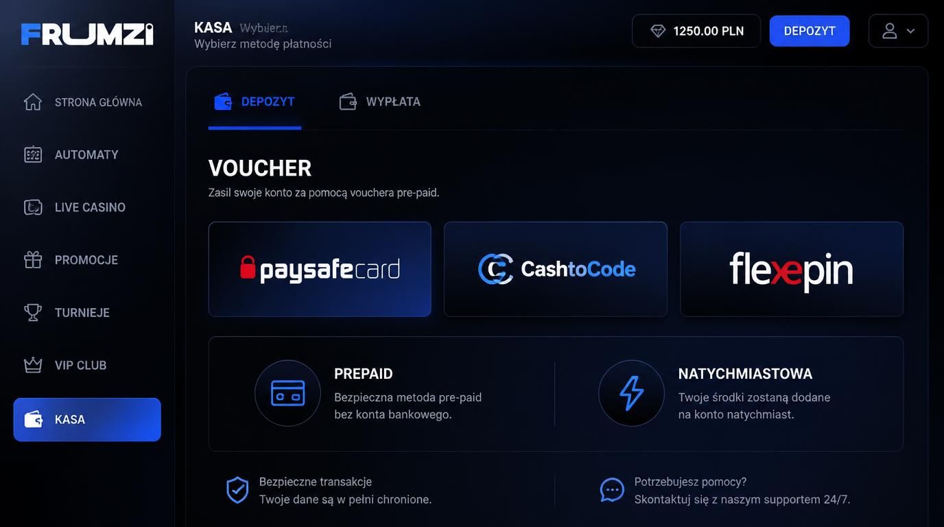 Prepaidy i vouchery – opcje wpłaty